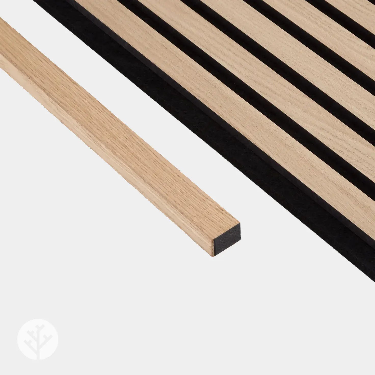 WVH® Australia Acoustic Slat Wood Wall Panels Acupanel - Oak Wood Wall Panel End Piece Trim