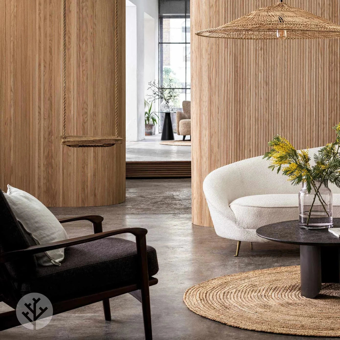 WVH® Australia Flutto™ Oak Mini-Ridge Flexible Tambour Wood Panels