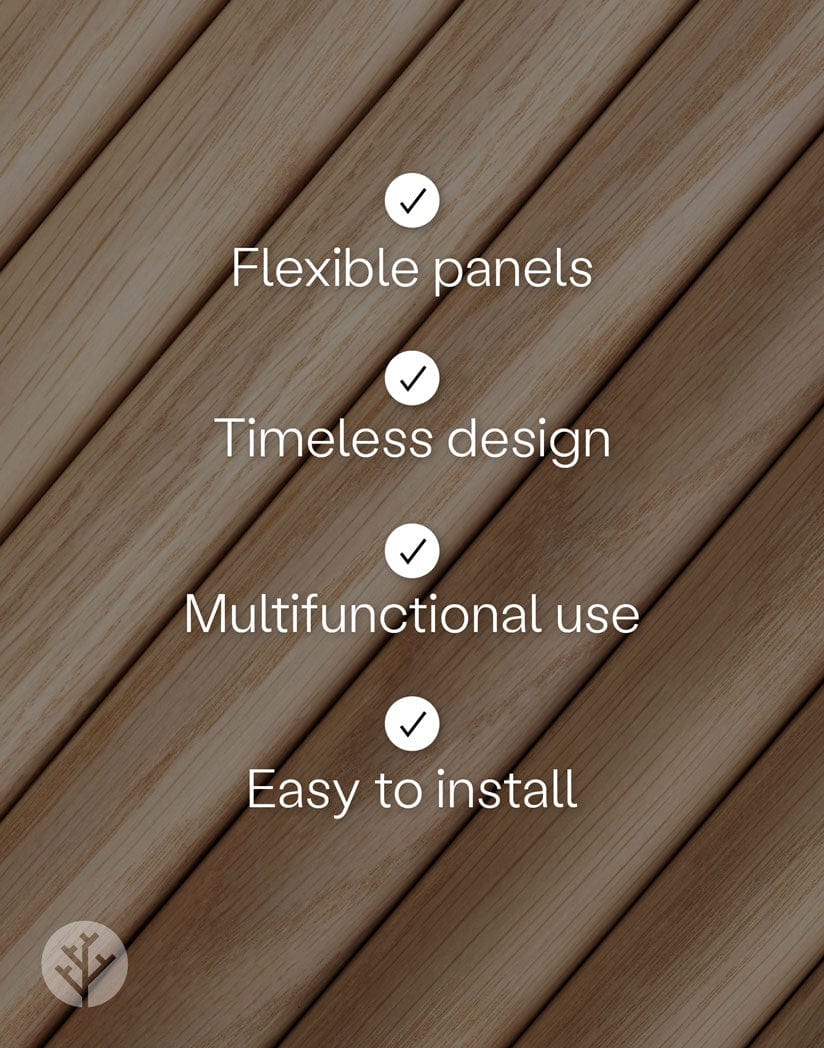 WVH® Australia Flutto Oak Ridge Flexible Panels