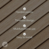 WVH® Australia Flutto™ Oak Slat Flexible Tambour Wood Panels