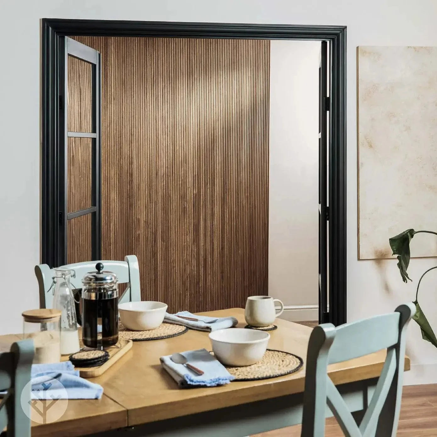WVH® Australia Flutto™ Walnut Mini-Ridge Flexible Tambour Wood Panels