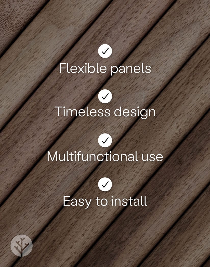 WVH® Australia Flutto Walnut Ridge Flexible Panels