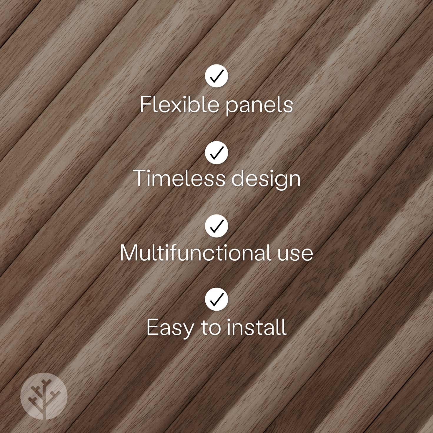 WVH® Australia Flutto™ Walnut Zigzag Flexible Tambour Wood Panels