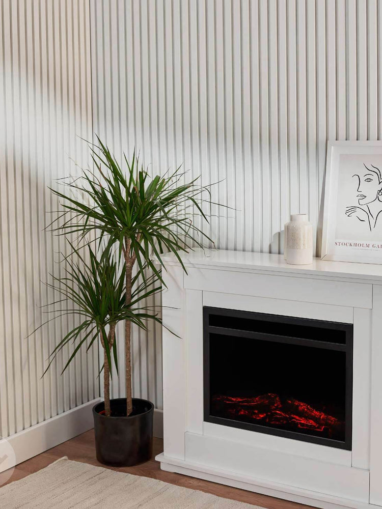 Snow White Acoustic Slat Wall Panels | Snow White Wood Panel