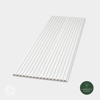 WVH® Acoustic Slat Colour Wall Panels 240cm x 64cm Snow White Colour Acoustic Slat Wall Panels