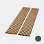 WVH® Acoustic Slat Wood Wall Panels Natural Oak Acoustic Slat Wood Wall Panels side by side
