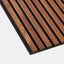 WVH® Acoustic Slat Wood Wall Panels Natural Walnut Acoustic Slat Wood Wall Panels
