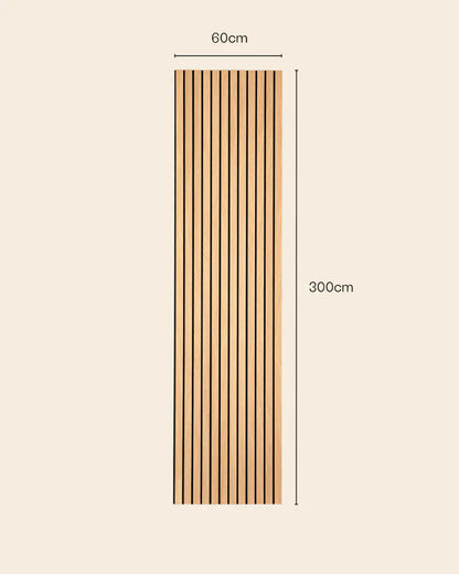 WVH® Australia Acoustic Slat Wood Wall Panels Signature Oiled Acupanel Luxe Oak Wide Slat Panels