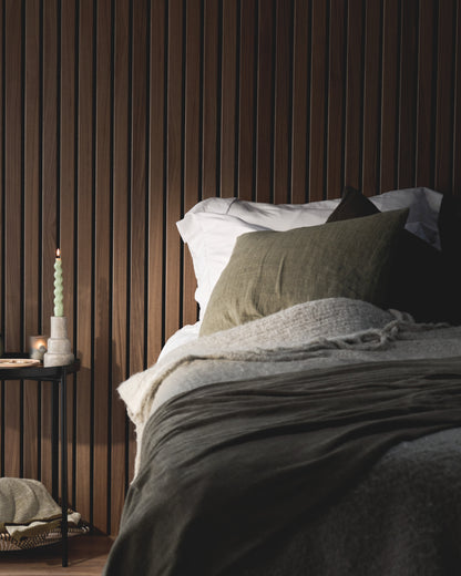 WVH® Australia Acoustic Slat Wood Wall Panels Signature Oiled Acupanel Luxe Walnut Wide Slat Panels