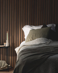 WVH® Australia Acoustic Slat Wood Wall Panels Signature Oiled Acupanel Luxe Walnut Wide Slat Panels