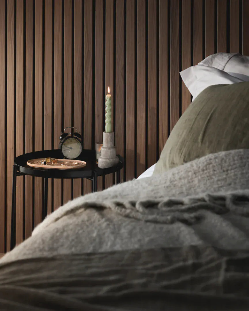 WVH® Australia Acoustic Slat Wood Wall Panels Signature Oiled Acupanel Luxe Walnut Wide Slat Panels