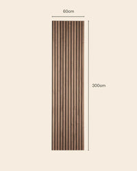 WVH® Australia Acoustic Slat Wood Wall Panels Signature Oiled Acupanel Luxe Walnut Wide Slat Panels