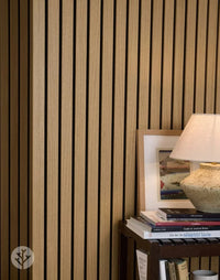 WVH® Australia Acoustic Slat Wood Wall Panels Slatpanel® Luxe American Oak Acoustic Wide Slat Wood Wall Panels