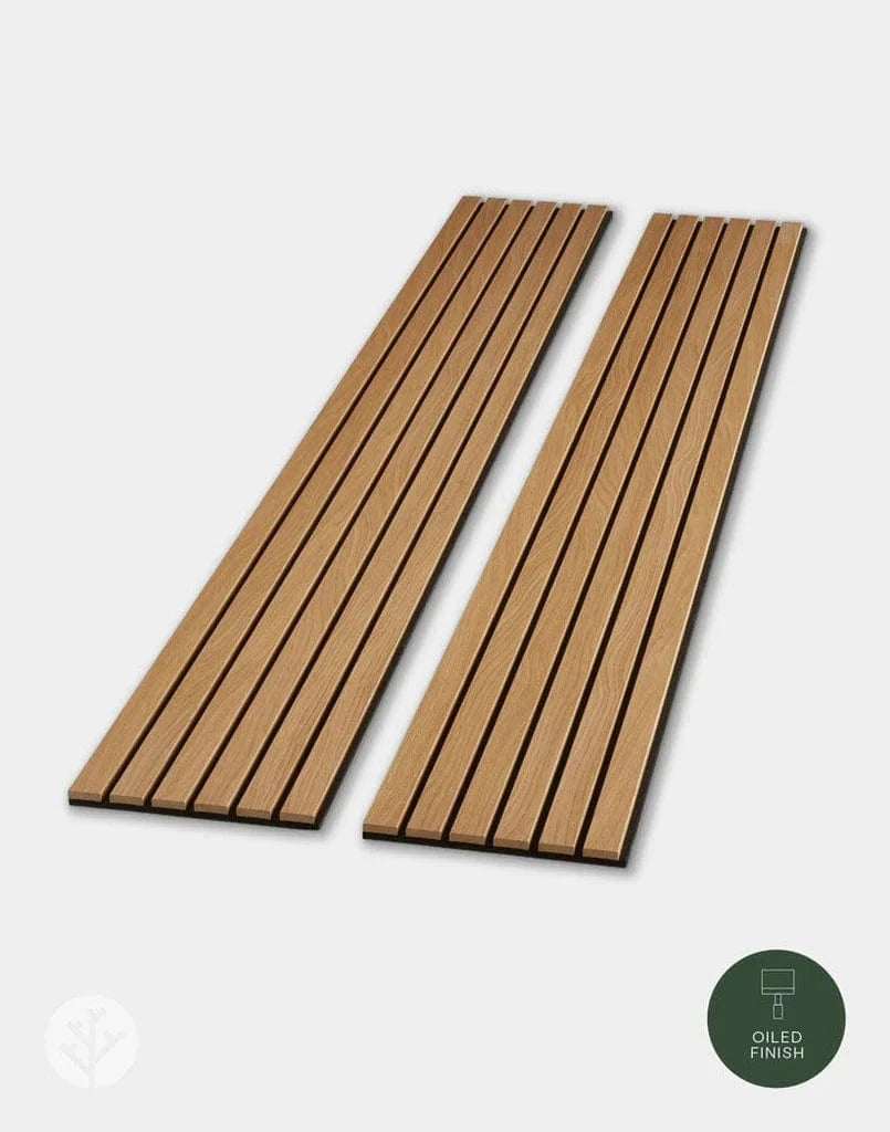 WVH® Australia Acoustic Slat Wood Wall Panels Slatpanel® Luxe American Oak Acoustic Wide Slat Wood Wall Panels