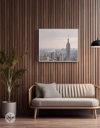 WVH® Australia Acoustic Slat Wood Wall Panels Slatpanel® Luxe American Walnut Acoustic Wide Slat Wood Wall Panels