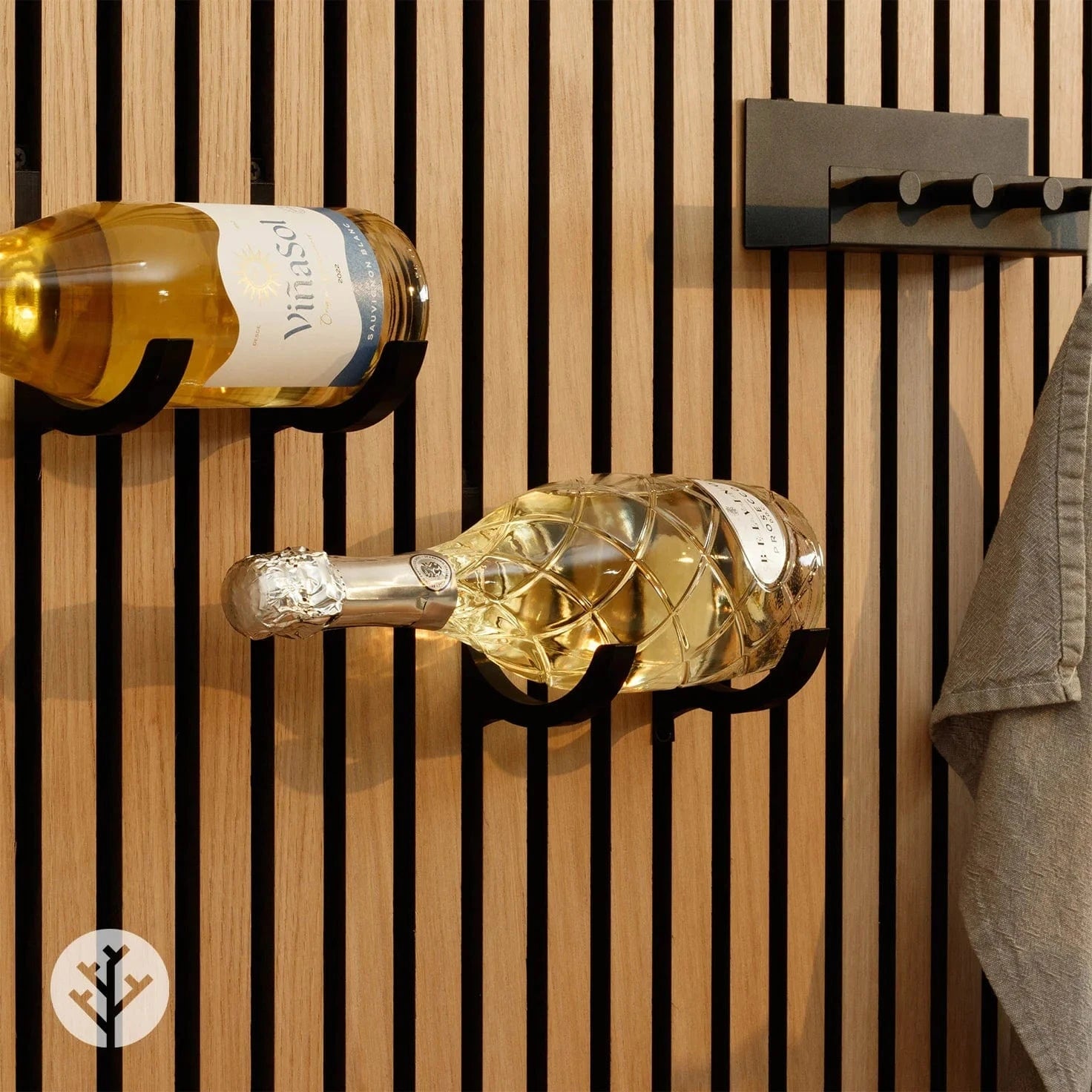 WVH® Australia Black Wine Rack (2pk)