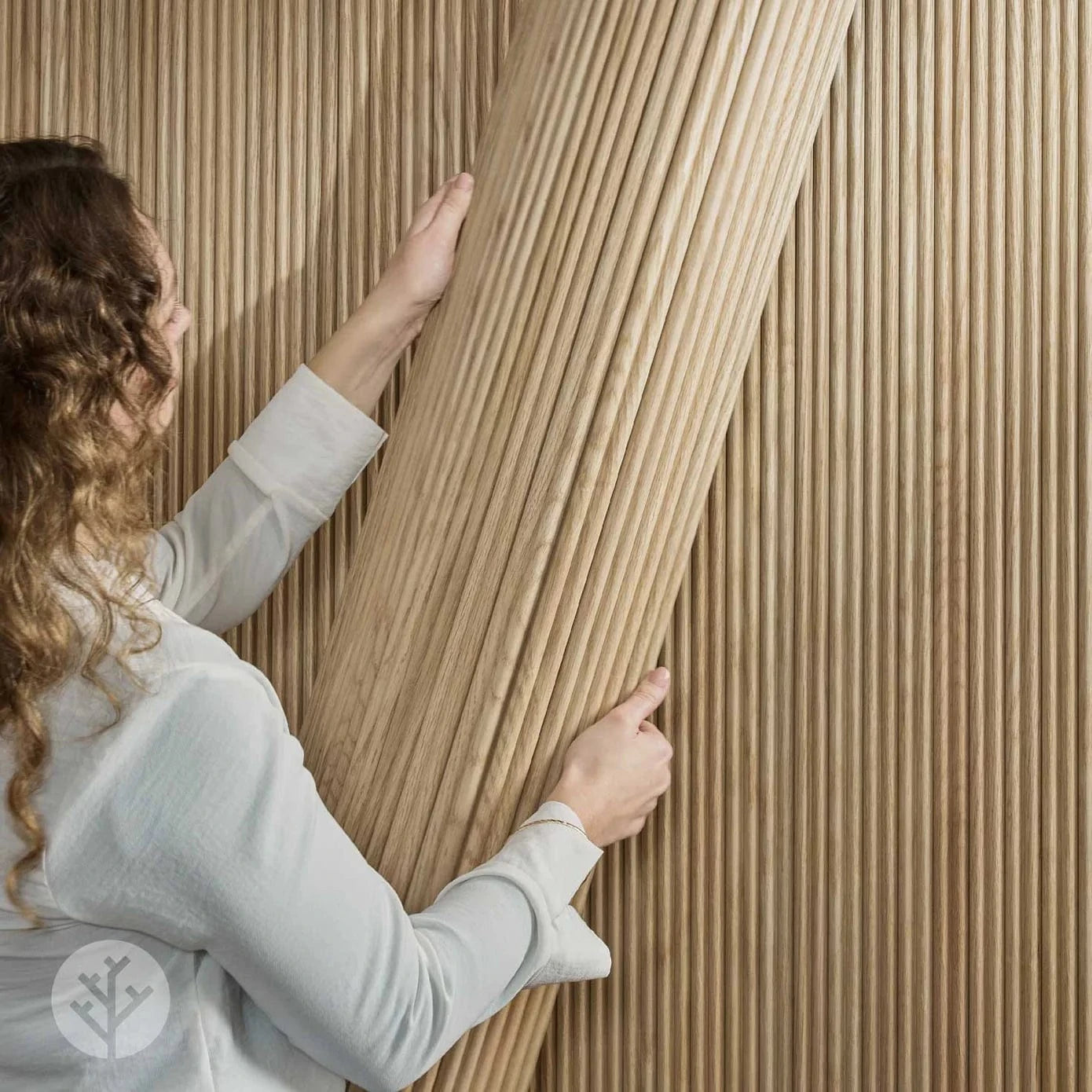 WVH® Australia Flutto™ Oak Mini-Ridge Flexible Tambour Wood Panels