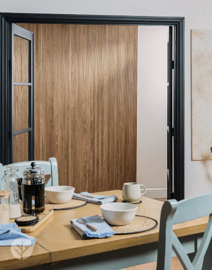 WVH® Australia Flutto Walnut Mini-Ridge Flexible Panels