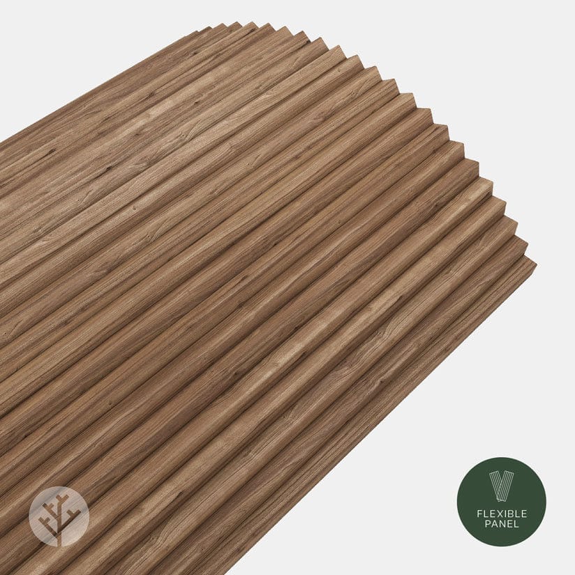 WVH® Australia Flutto™ Walnut Zigzag Flexible Tambour Wood Panels